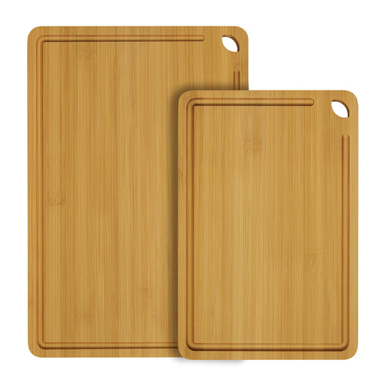 Cutting Board Set of 2, Natural banner